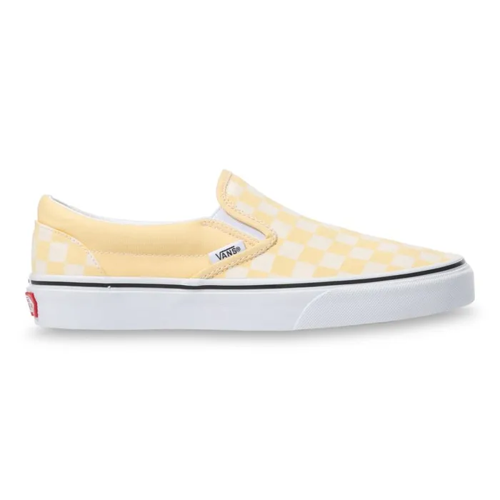 Vans Classics Shoes MensWomens Checkerboard SlipOn Golden HazeTrue White Vans Classics Shoes MensWomens Checkerboard SlipOn Golden HazeTrue White