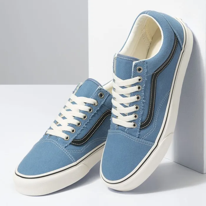 Vans Classics Shoes MensWomens Earth Old Skool Coronet BlueMarshmallow Vans Classics Shoes MensWomens Earth Old Skool Coronet BlueMarshmallow