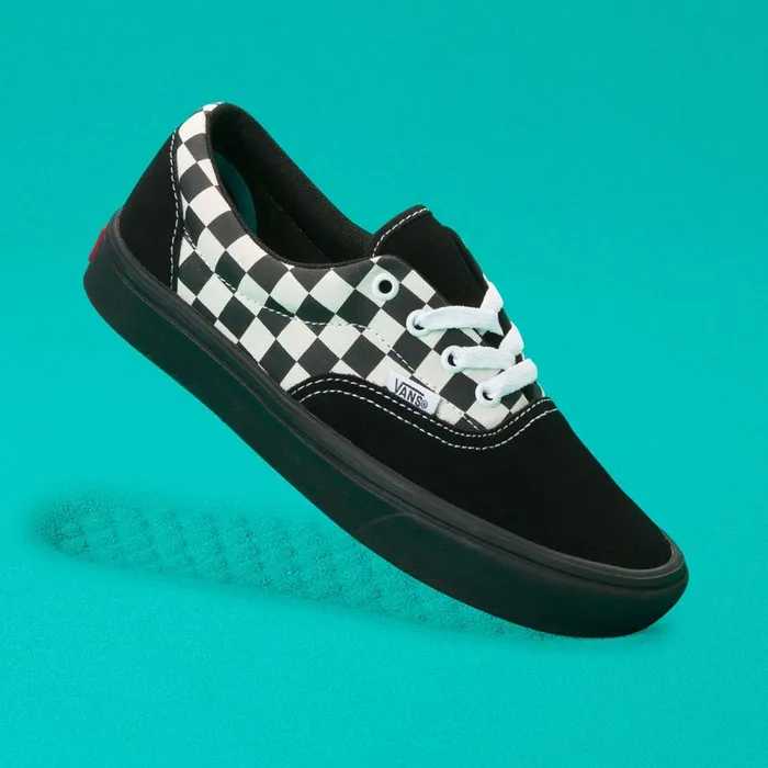 Vans Classics Shoes MensWomens Mixed Media ComfyCush Era Antique WhiteBlack