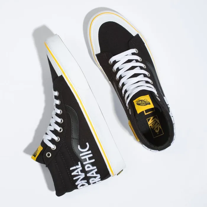 Vans Classics Shoes MensWomens National Geographic Sk8Hi Reissue 138 Logo