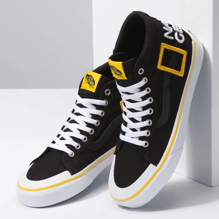 Vans Classics Shoes MensWomens National Geographic Sk8Hi Reissue 138 Logo