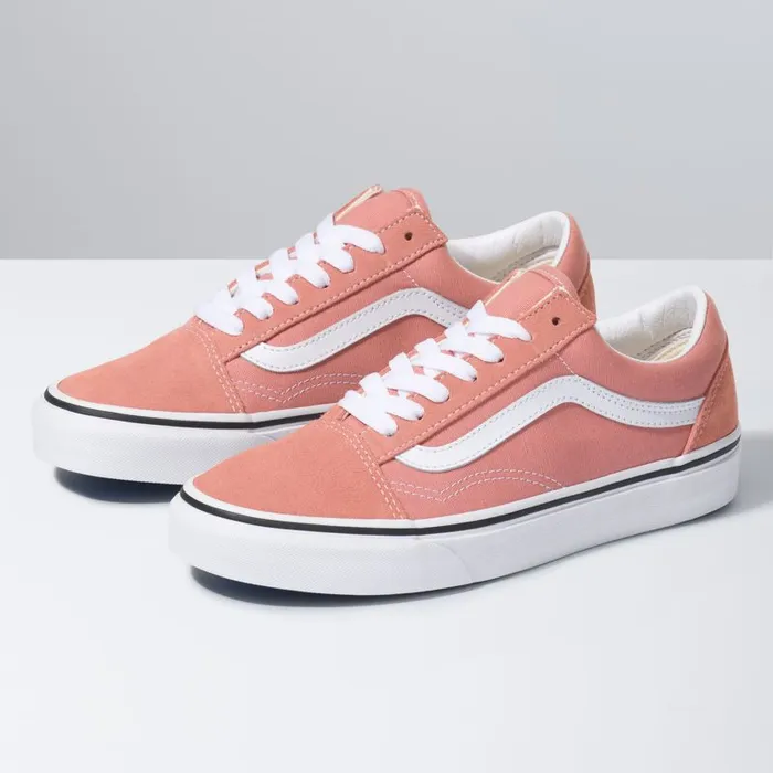 Vans Classics Shoes MensWomens Old Skool Rose DawnTrue White