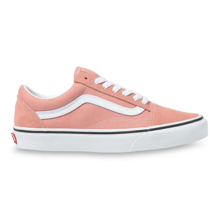 Vans Classics Shoes MensWomens Old Skool Rose DawnTrue White Vans Classics Shoes MensWomens Old Skool Rose DawnTrue White
