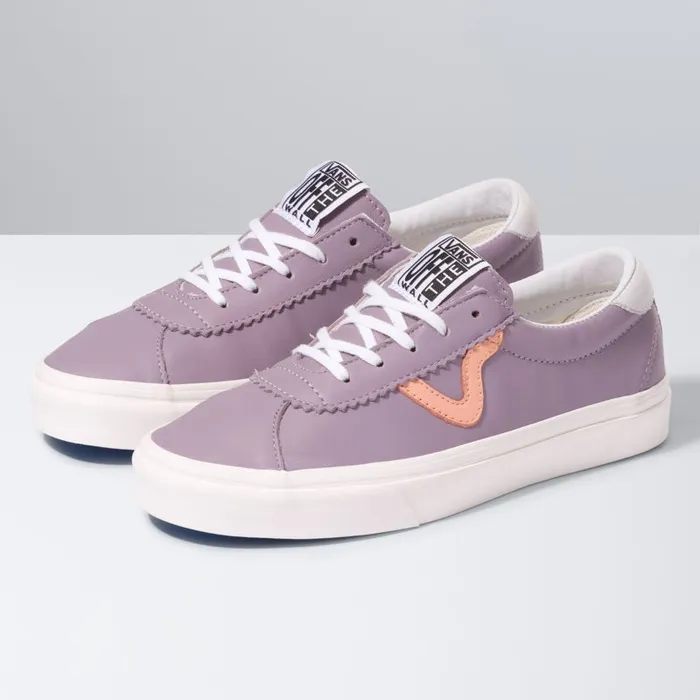 Vans Classics Shoes MensWomens Soft LeatherSport NirvanaSnow White Vans Classics Shoes MensWomens Soft LeatherSport NirvanaSnow White