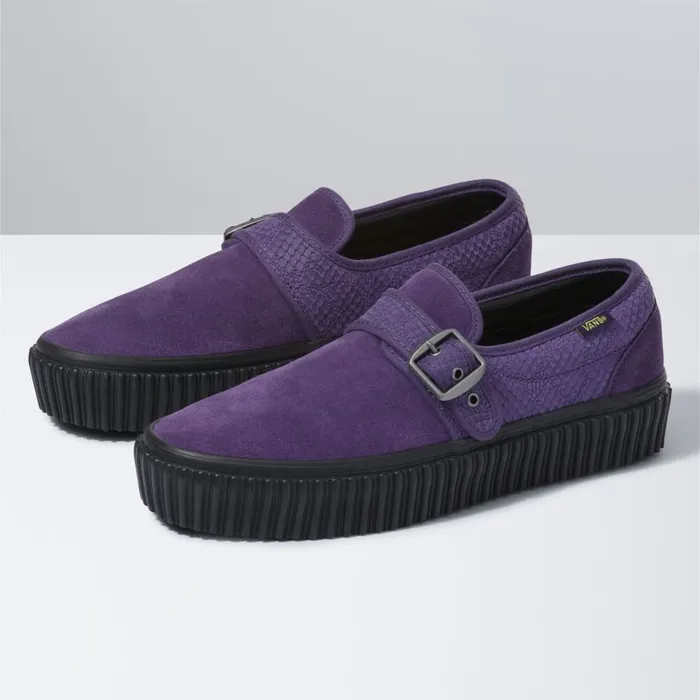 Vans Classics Shoes Womens Animal Style 47 Creeper SnakePurple Velvet