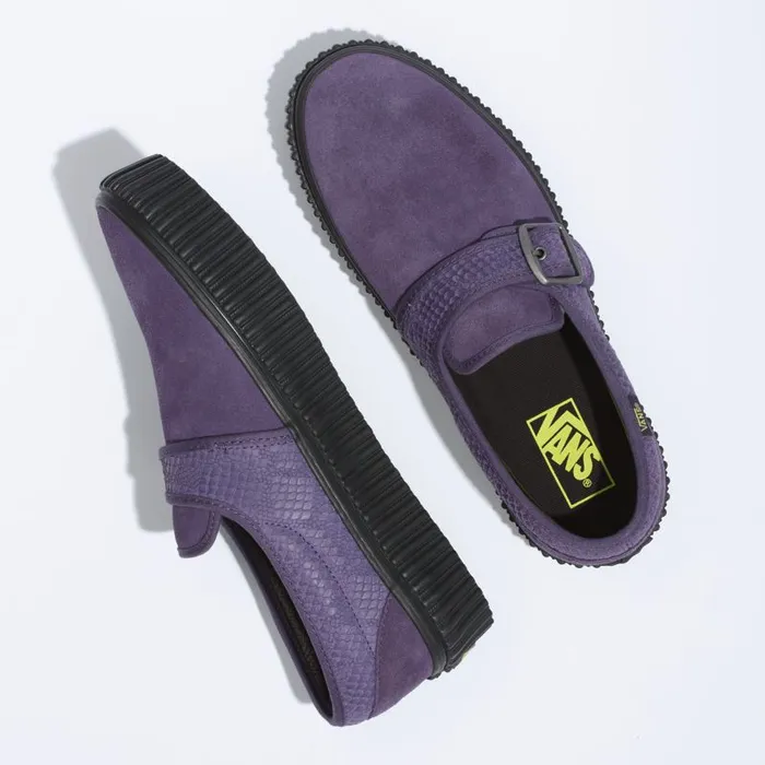 Vans Classics Shoes Womens Animal Style 47 Creeper SnakePurple Velvet Vans Classics Shoes Womens Animal Style 47 Creeper SnakePurple Velvet