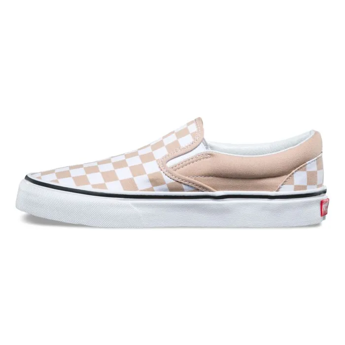 Vans Classics Shoes Womens Checkerboard SlipOn FrappeTrue White Vans Classics Shoes Womens Checkerboard SlipOn FrappeTrue White