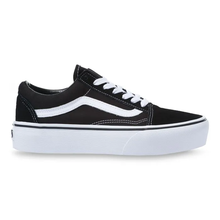 Vans Classics Shoes Womens Old Skool Platform BlackWhite Vans Classics Shoes Womens Old Skool Platform BlackWhite