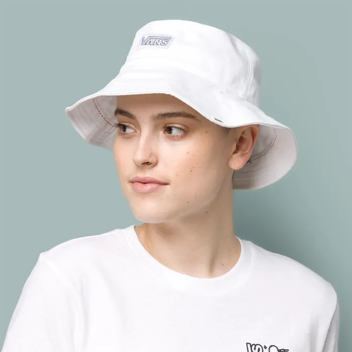 Vans Hats and Beanies Womens DIY Bucket Hat White