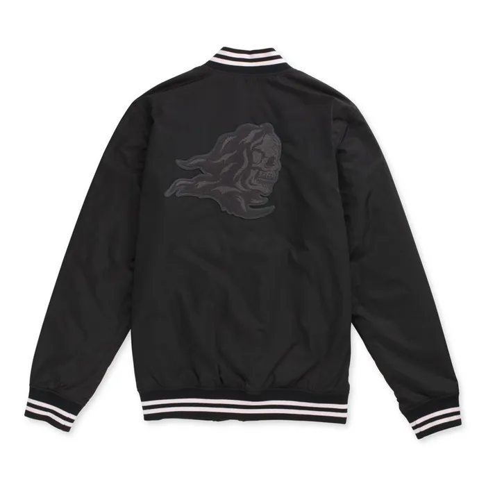 Vans Hoodies and Jackets Mens Sixty Sixers Varsity Jacket Black Vans Hoodies and Jackets Mens Sixty Sixers Varsity Jacket Black
