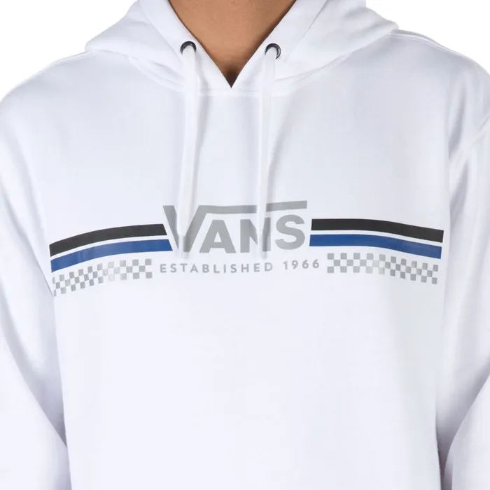 Vans Hoodies and Jackets Mens Sporty Pullover Hoodie White Vans Hoodies and Jackets Mens Sporty Pullover Hoodie White