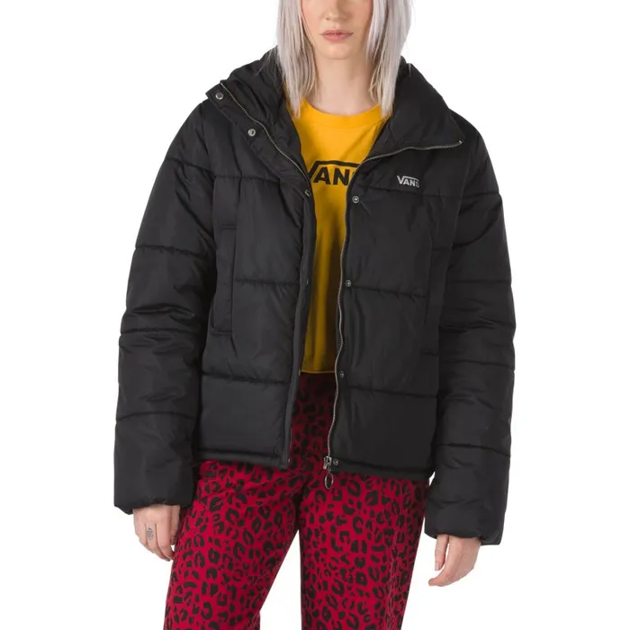 Vans Hoodies and Jackets Womens Galatic Spiral Puffer MTE Jacket Black Vans Hoodies and Jackets Womens Galatic Spiral Puffer MTE Jacket Black