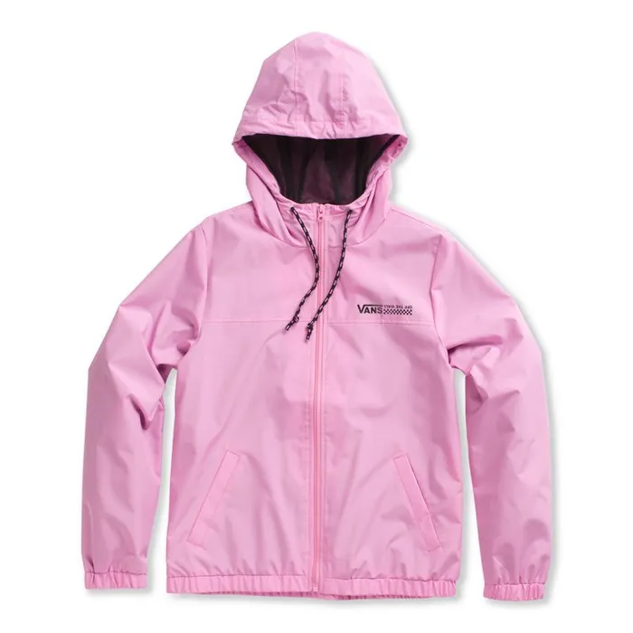 Vans Hoodies and Jackets Womens Kastle Turvey Windbreaker Fuchsia Pink Vans Hoodies and Jackets Womens Kastle Turvey Windbreaker Fuchsia Pink