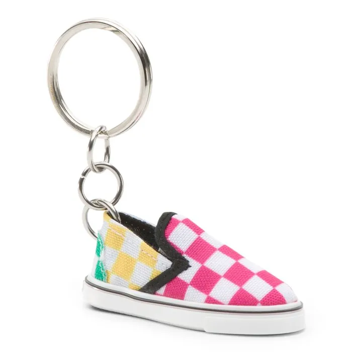 Vans Keychains Womens SlipOn Keychain Checker Block
