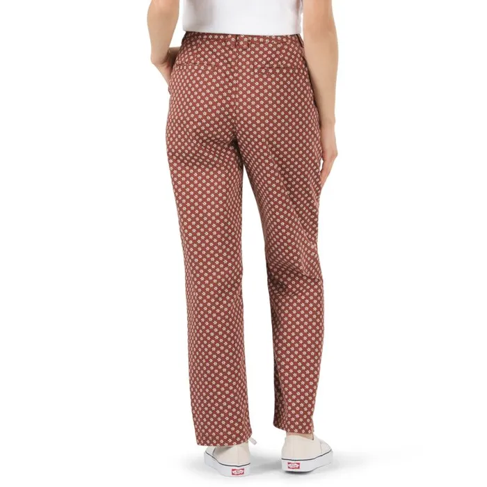 Vans Pants and Leggings Womens Authentic Chino Print Pant Henna