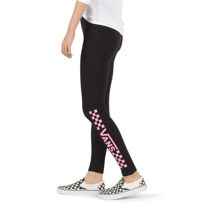 Vans Pants and Leggings Womens Checker Chalkboard Legging Black Pink
