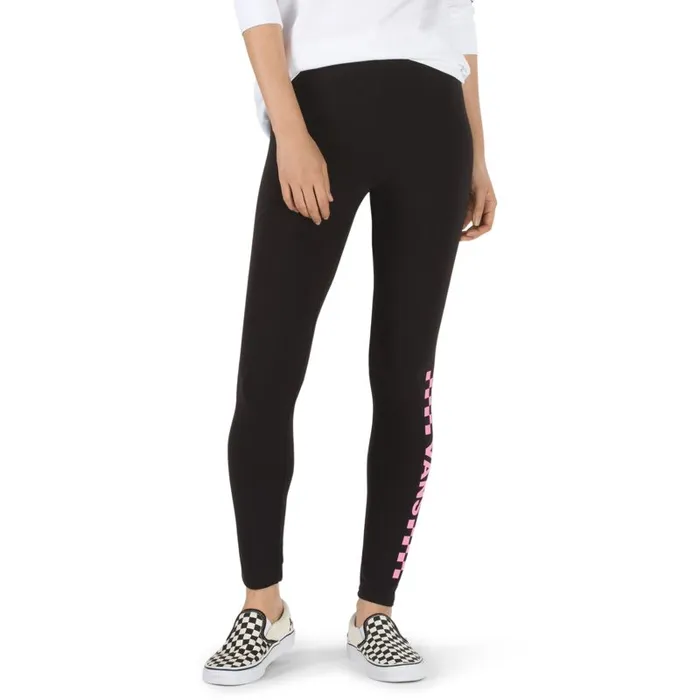 Vans Pants and Leggings Womens Checker Chalkboard Legging Black Pink Vans Pants and Leggings Womens Checker Chalkboard Legging Black Pink