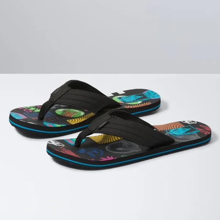 Vans Sandals Mens V66 T Street Print BlackMulti