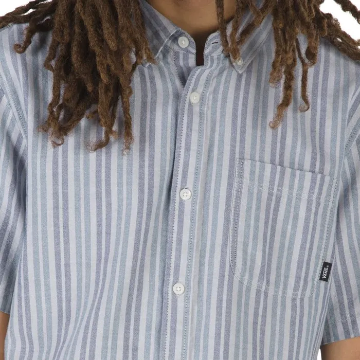 Vans Shirts and Flannels Mens Anton Buttondown Shirt Frost GreyStargazer Vans Shirts and Flannels Mens Anton Buttondown Shirt Frost GreyStargazer