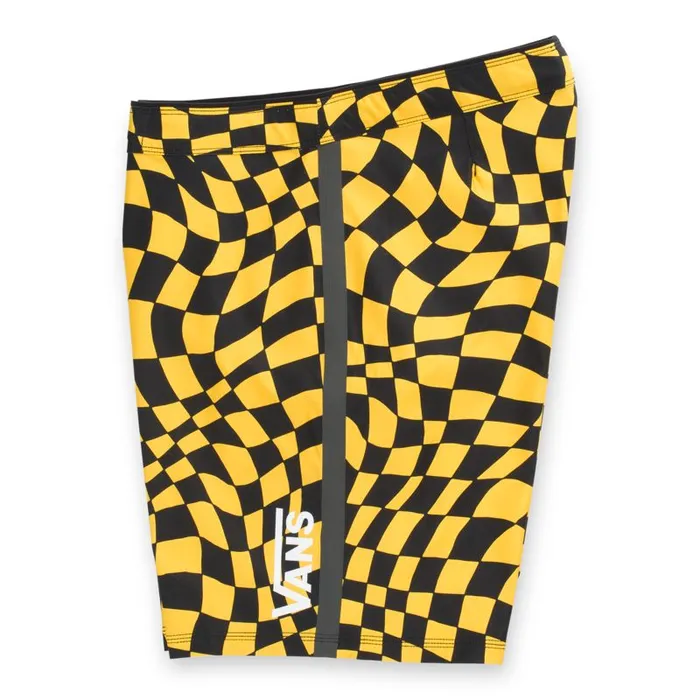 Vans Shorts and Boardshorts Mens Surf Trunk 19034 25 Lemon Chrome Warp Check Vans Shorts and Boardshorts Mens Surf Trunk 19034 25 Lemon Chrome Warp Check