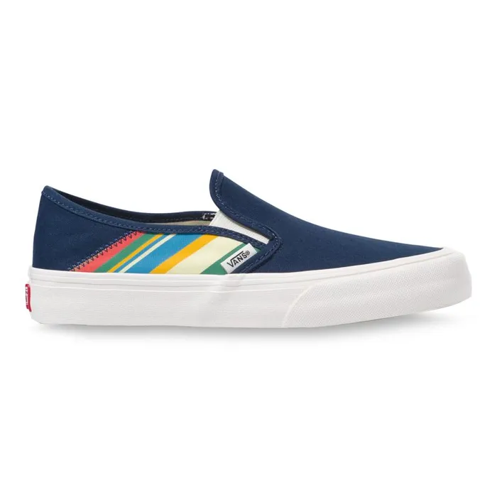 Vans Surf Vibes MensWomens Retro Stripes SlipOn SF Dress Blues