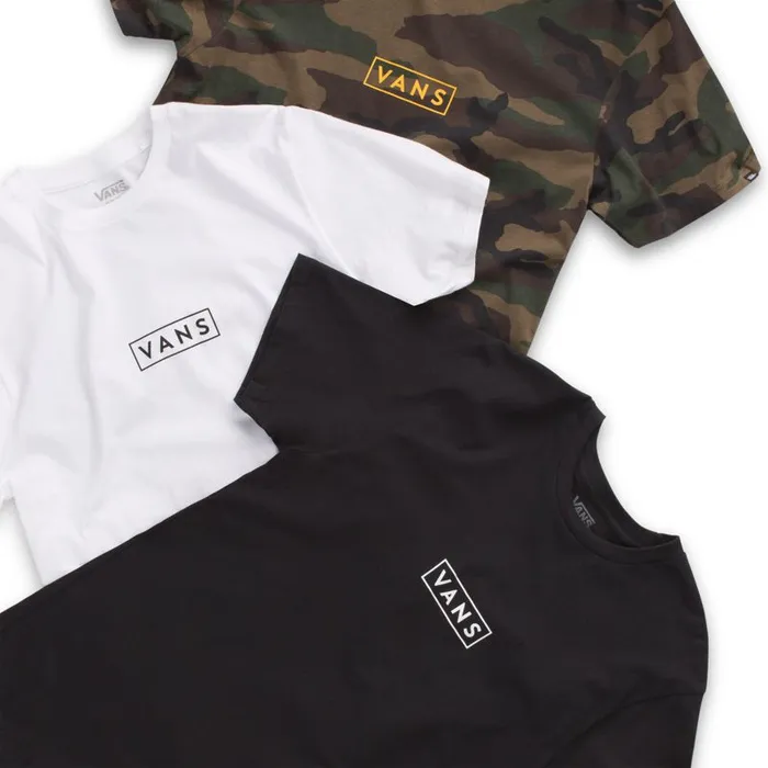 Vans TShirts and Tanks Mens Easy Box TShirt CamoLemon Chrome Vans TShirts and Tanks Mens Easy Box TShirt CamoLemon Chrome