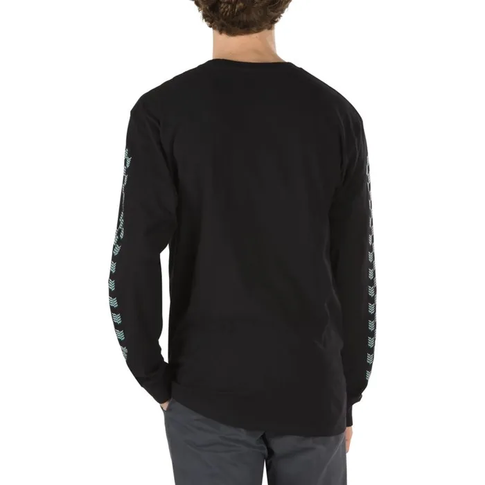Vans TShirts and Tanks Mens Mod Check Long Sleeve TShirt Black Vans TShirts and Tanks Mens Mod Check Long Sleeve TShirt Black