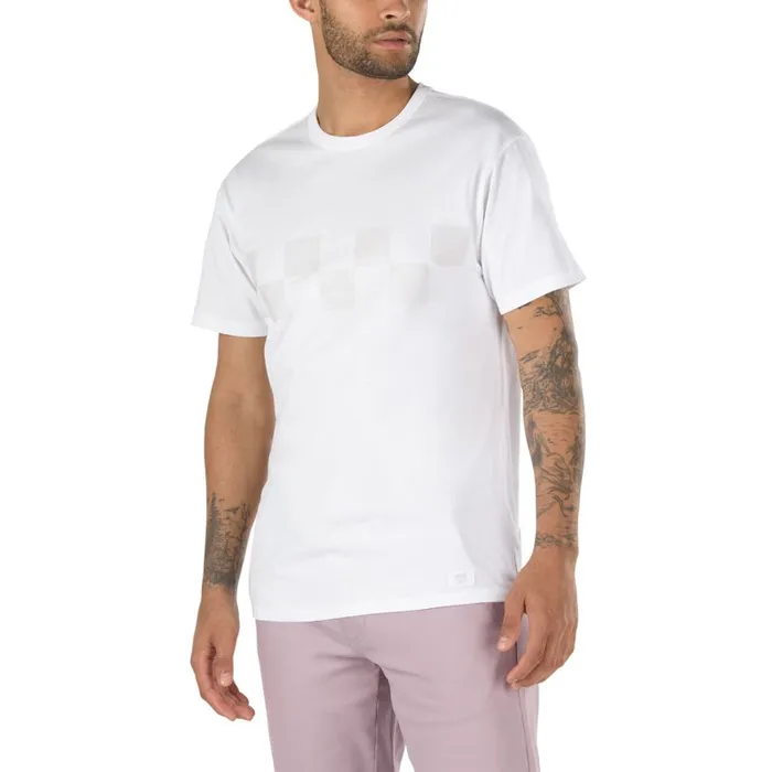 Vans TShirts and Tanks Mens Off The Wall Elevated Tee White