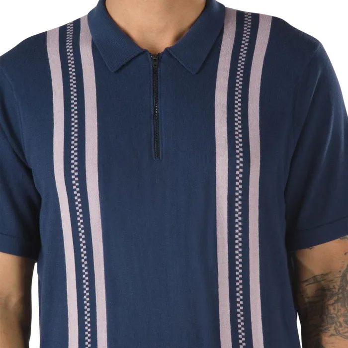 Vans TShirts and Tanks Mens Ridgeway Sweater Polo Shirt Dress Blues Vans TShirts and Tanks Mens Ridgeway Sweater Polo Shirt Dress Blues