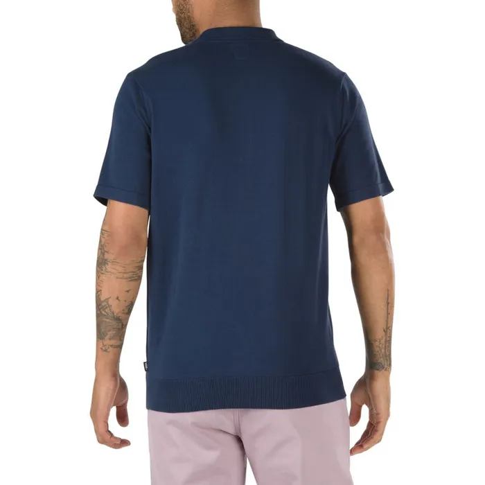 Vans TShirts and Tanks Mens Ridgeway Sweater Polo Shirt Dress Blues Vans TShirts and Tanks Mens Ridgeway Sweater Polo Shirt Dress Blues
