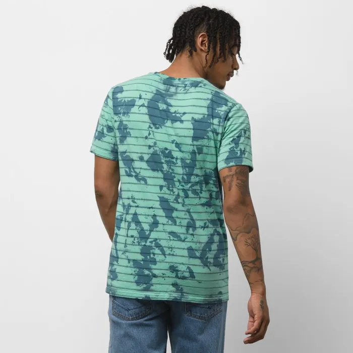 Vans TShirts and Tanks Mens Tie Dye Checker Stripe Shirt Dusty Jade GreenStargazer Vans TShirts and Tanks Mens Tie Dye Checker Stripe Shirt Dusty Jade GreenStargazer