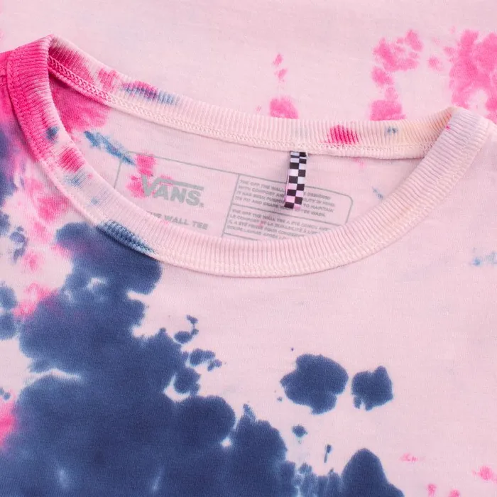 Vans TShirts and Tanks MensWomens Off The Wall Classic Burst Tie Dye Tee Vans Cool Pink Tie Dye