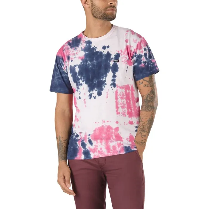 Vans TShirts and Tanks MensWomens Off The Wall Classic Burst Tie Dye Tee Vans Cool Pink Tie Dye
