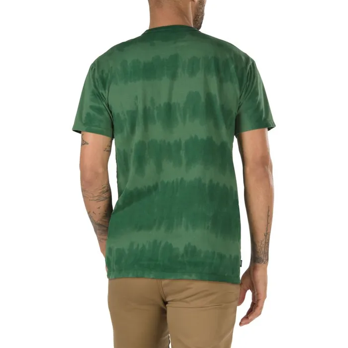 Vans TShirts and Tanks MensWomens Off The Wall Classic Striped Tie Dye Tee Pine Needle