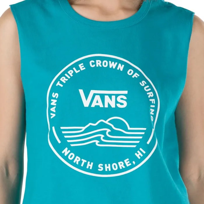 Vans TShirts and Tanks Womens 2020 VTCS Logo Muscle Tank Enamel Blue Vans TShirts and Tanks Womens 2020 VTCS Logo Muscle Tank Enamel Blue