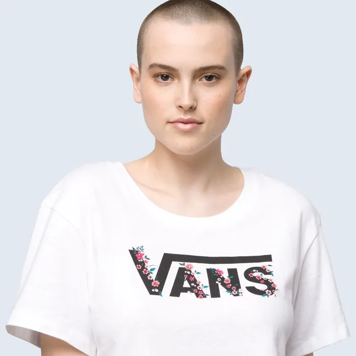 Vans TShirts and Tanks Womens Bundlez Bell Tee White Vans TShirts and Tanks Womens Bundlez Bell Tee White