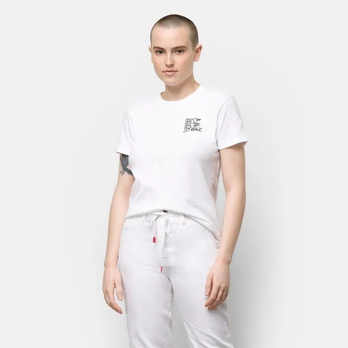 Vans TShirts and Tanks Womens Color Flash Crew Tee White Vans TShirts and Tanks Womens Color Flash Crew Tee White