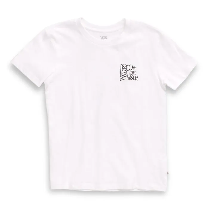 Vans TShirts and Tanks Womens Color Flash Crew Tee White Vans TShirts and Tanks Womens Color Flash Crew Tee White