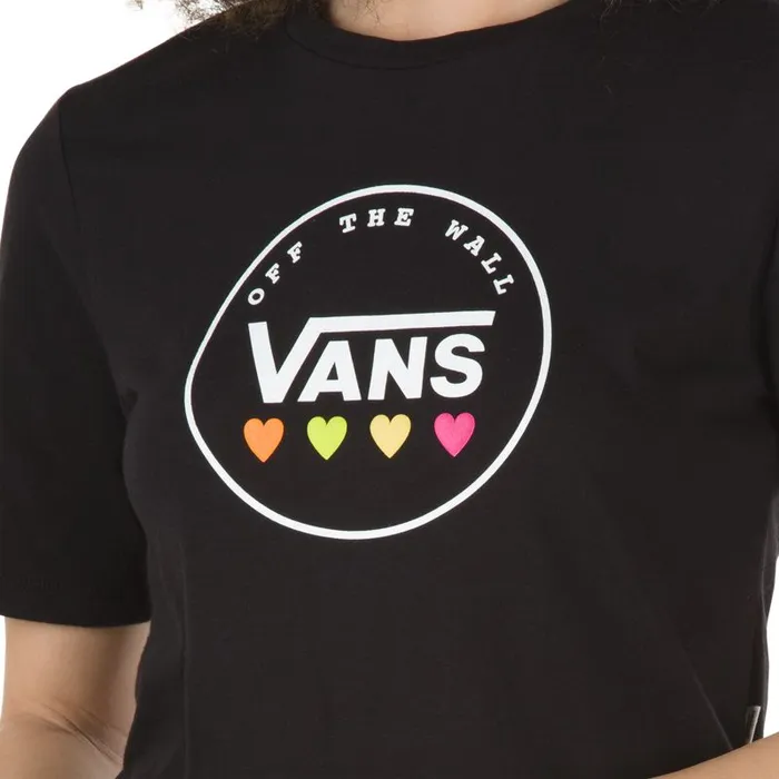 Vans TShirts and Tanks Womens Glow Stax Sport Crew Tee Black Vans TShirts and Tanks Womens Glow Stax Sport Crew Tee Black
