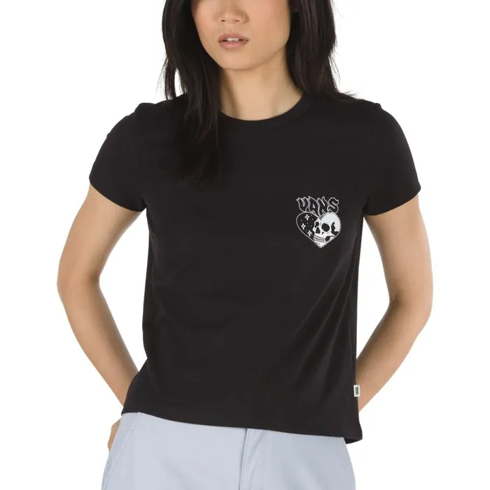 Vans TShirts and Tanks Womens Lomina Baby Tee Black Vans TShirts and Tanks Womens Lomina Baby Tee Black