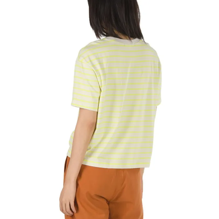 Vans TShirts and Tanks Womens Mini Check Top Lemon Tonic Vans TShirts and Tanks Womens Mini Check Top Lemon Tonic