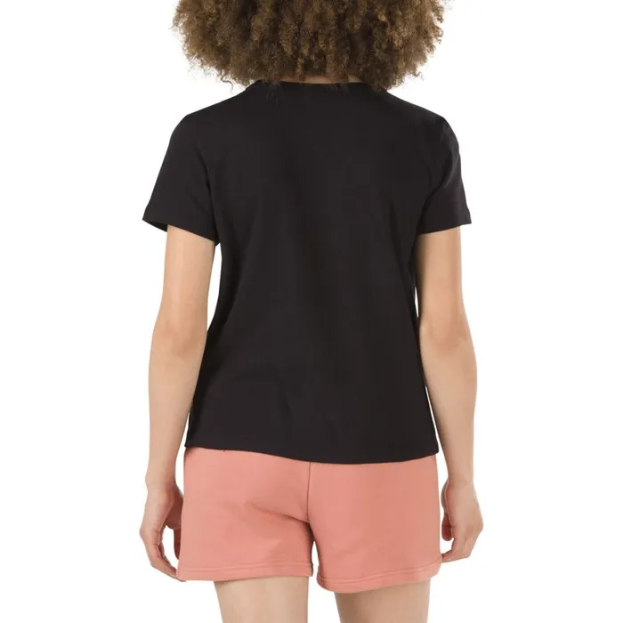 Vans TShirts and Tanks Womens Wreath Edger Baby Tee Black Vans TShirts and Tanks Womens Wreath Edger Baby Tee Black