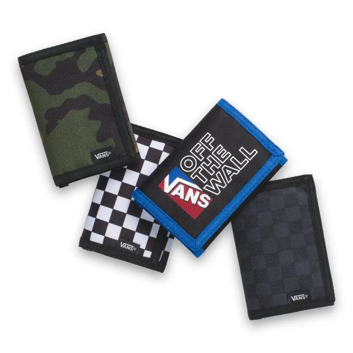 Vans Wallets Mens Slipped Wallet BlackCharcoal