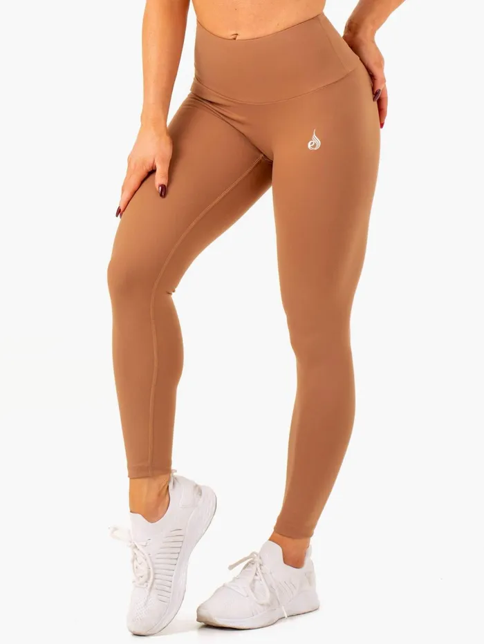 Vital High Waisted Scrunch Leggings 8211 Mocha Women Ryderwear Leggings