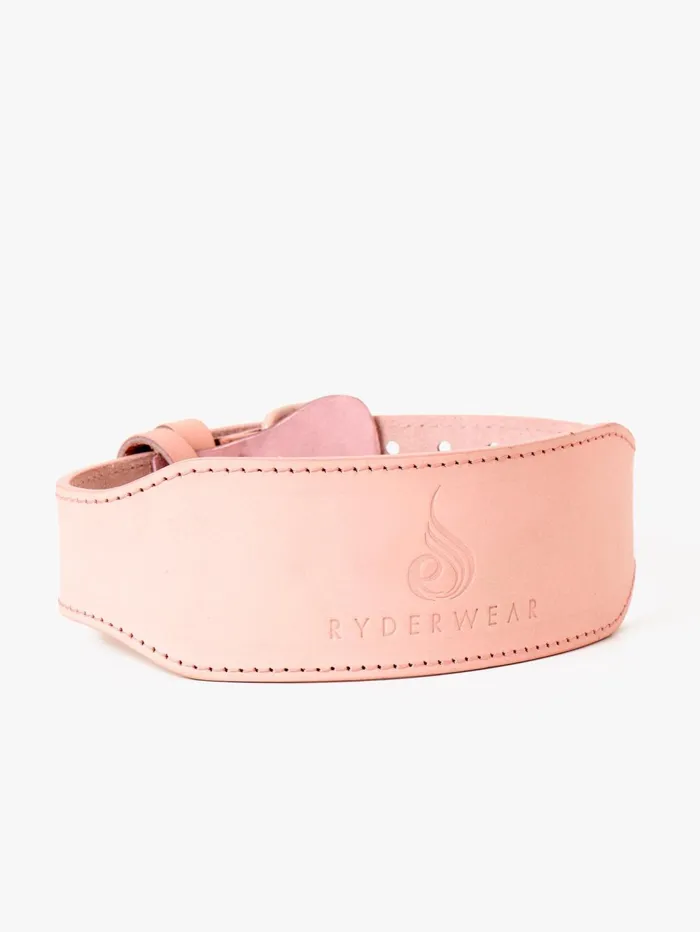 Weightlifting Belt 8211 Blush Women Ryderwear Weightlifting Belts