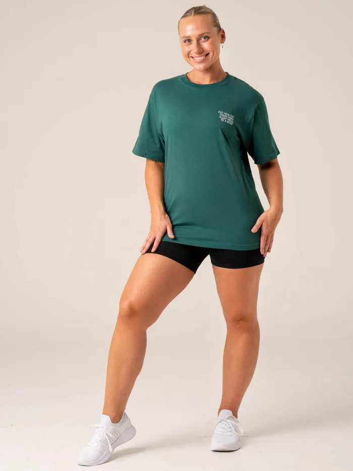 Wellness TShirt 8211 Forest Green Women Ryderwear TShirts