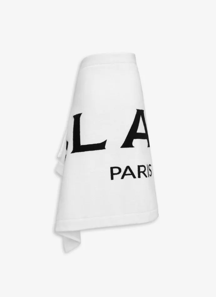 White TOWEL SKIRT IN COTTON TERRY Women Alaa Skirts