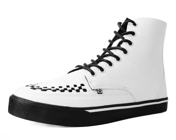 White TUKskin 8Eye Sneaker Boot Women TUK Shoes Sneakers