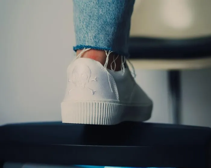 White Twill SlipOn Creeper Sneaker Women TUK Shoes Sneakers White Twill SlipOn Creeper Sneaker Women TUK Shoes Sneakers