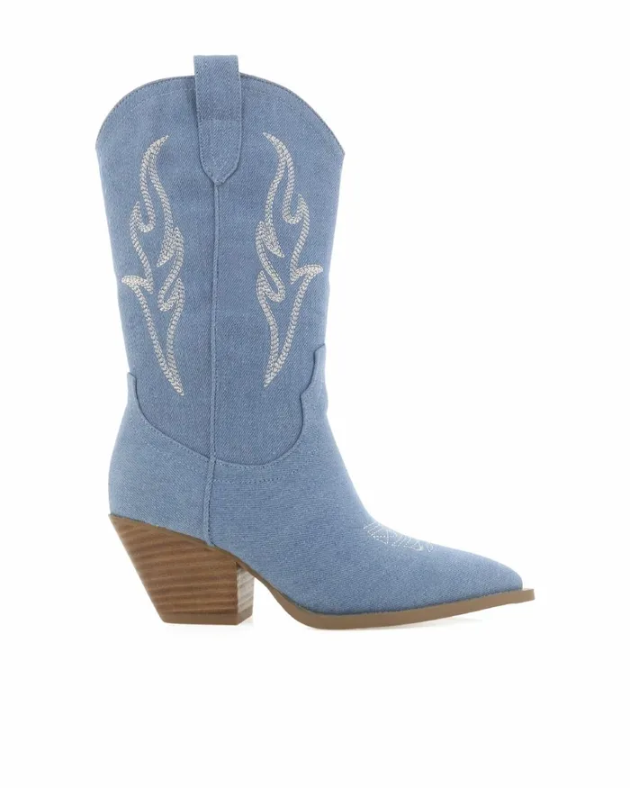 Women Ankle Boots Billini ASHA 8211 BLUE DENIM